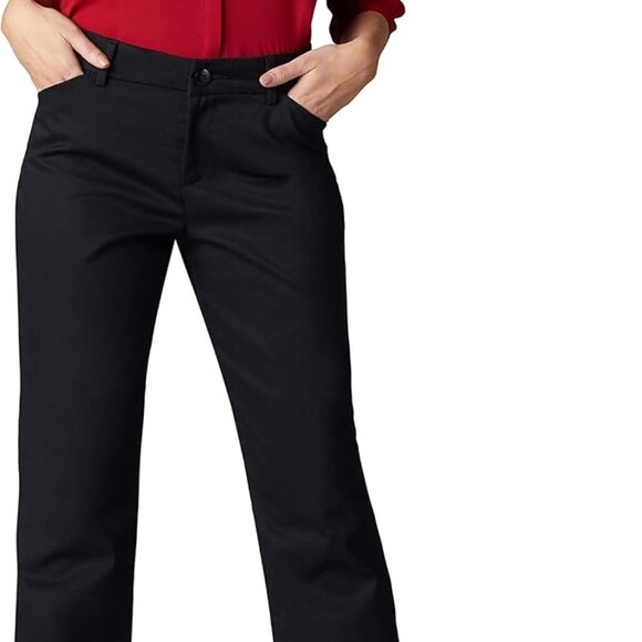 Lee Relaxed Fit Straight Leg Mid Rise Pant - Black - Picture 1 of 12
